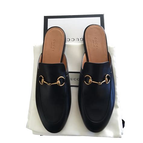 gucci princetown mules women|Gucci princetown leather flat mules.